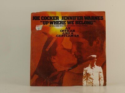 JOE COCKER AND JENNIFER WARNES UP WHERE WE BELONG (88) 2 Track 7" Single includi