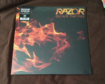 RAZOR escape the fire LP new & Sealed THRASH slayer BATHORY destructor SODOM