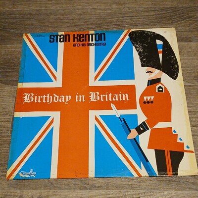 Stan Kenton And His Orchestra - Birthday In Britain - 12" vinyl LP album
