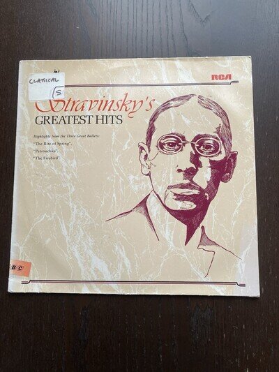 Stravinsky’s Greatest Hits vinyl 12” LP