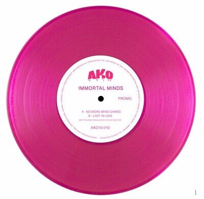 Immortal Minds - No More, AKO Beatz 12” Pink Vinyl Jungle Drum&Bass NrMint