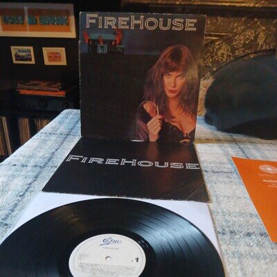 Firehouse Self Titled Original Rare 1990 1st Pressing Vinyl LP on Epic Label