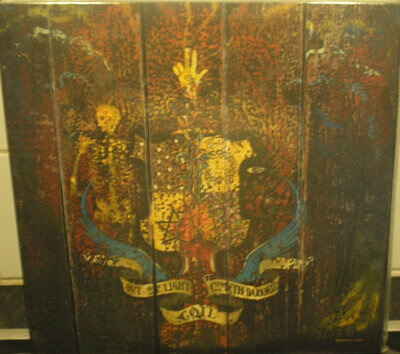 COIL - LOVE'S SECRET DOMAIN - 2021 INFINITE FOG BLACK VINYL LP W/INSERT SIGNED