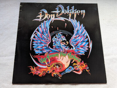 DON DOKKEN - UP FROM THE ASHES (EU 1990 ISSUE - ORIGINAL INNER SLEEVE - VG/VG+)