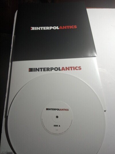Interpol - Antics White 12" Vinyl - VG - Free Tracked Post