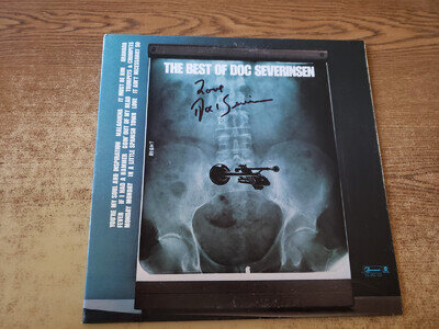 EXCELLENT AUTOGRAPHED 1970s The Best Of Doc Severinsen 952 LP33