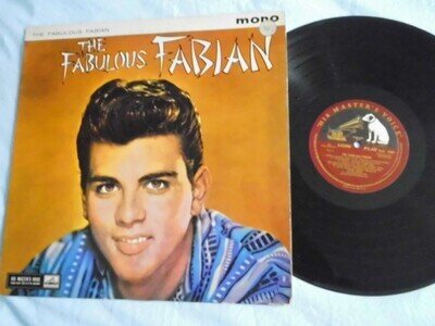 FABIAN : THE FABULOUS FABIAN : ORIGINAL GT. BRITAIN MADE HIS MASTERS VOICE LP