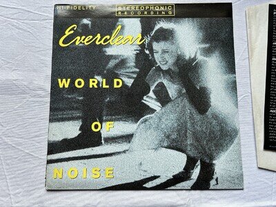 Everclear. World Of Noise. CLEAR VINYL LP FIRE RECORDS FIRELP 46. Grunge Uk 1st