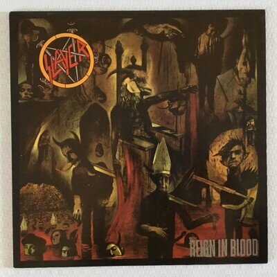 SLAYER - REIGN IN BLOOD + INNER - A-2 / B-2U - 1986 - VG++