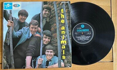 THE ANIMALS Vinyl LP 1964 Mono 33SX 1669 XAX 2717-1N XAX 2718-1N best