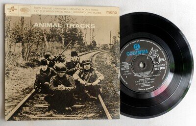 The Animals Animal Tracks Rare P/S 7" Mono EP vinyl SEG 8499 1965 Pic Sleeve 45