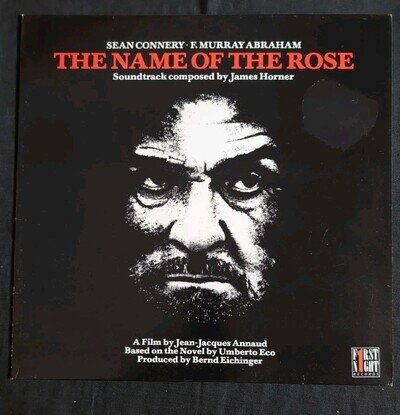 THE NAME OF THE ROSE OST VINYL LP JAMES HORNER NM Vinyl P526
