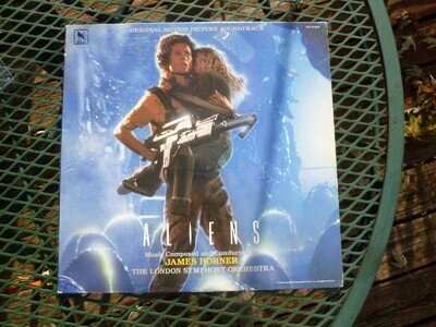 ALIENS JAMES HORNER ‎US ORIGINAL LP 1986 STV 81283 VINYL FRAMED