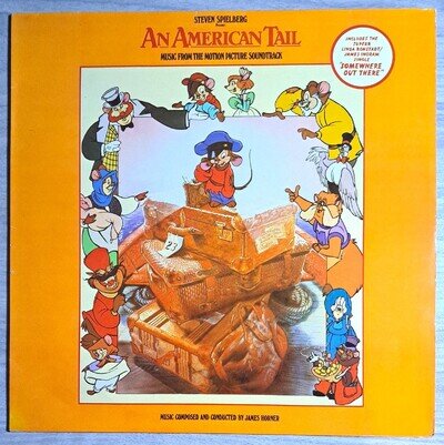 James Horner - An American Tail - MCF 3367 - 12" Vinyl LP - VG+ / VG+