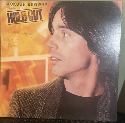 JACKSON BROWNE HOLD OUT CLASSIC ROCK POP LP ELEKTRA ASYLUM K52226 NM VINYL