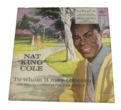 NAT KING COLE TO WHOM IT MAY CONCERN LP VINYL EMS 1108 1986 N/Mint free POST