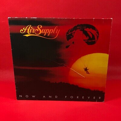 AIR SUPPLY Now And Forever 1982 vinyl LP + INNER Even the Nights Are Better **