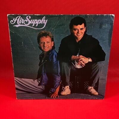 AIR SUPPLY Air Supply 1985 vinyl LP + INNER The Power Of Love Just As I Am same
