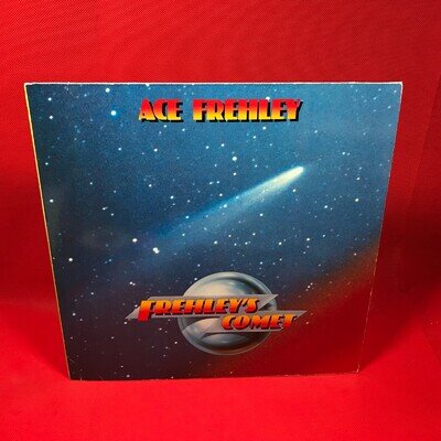 ACE FREHLEY Frehley's Comet 1987 vinyl LP + INNER original Into The Night record