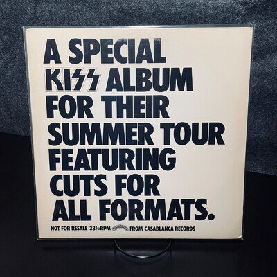 KISS 1976 Rare Tour Promo – A Special KISS Album – NOT FOR RESALE – Ace Frehley