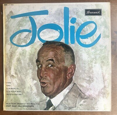 Al Jolson – Jolie Vinyl LP Brunswick LAT 8544 Mono Rare Kraft Music Hall