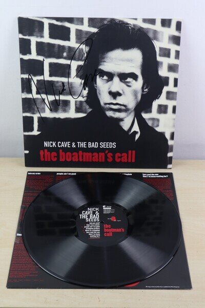 Nick Cave and the Bad Seeds The Boatman's Call 2016 LP SIGNED by Nick Cave NM