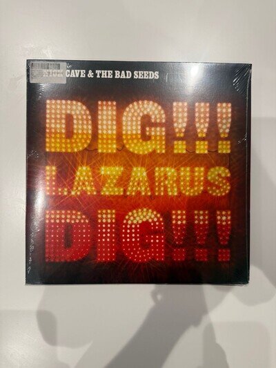 Nick Cave &the Bad Seeds Dig!!! Lazarus Dig!!! Double Black Vinyl LP New Sealed