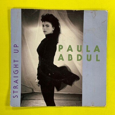 Paula Abdul Straight Up/Cold Heart 7" Vinyl Single Siren Records 1989