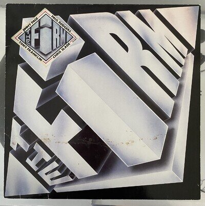 The Firm - The Firm - Vinyl LP 1985 - Jimmy Page Paul Rodgers