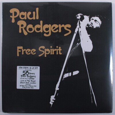 PAUL RODGERS Free Spirit QUARTO VALLEY QVR0108 3XLP 180g tri-fold cover SEALED z