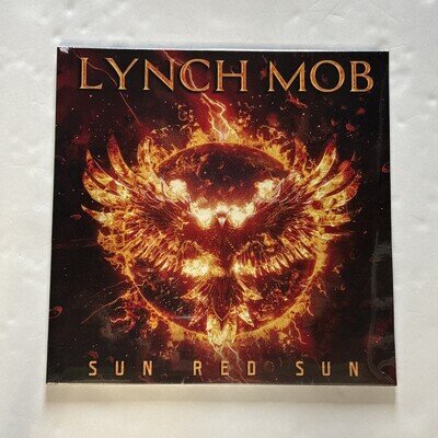 New LYNCH MOB Sun Red Sun 2025 Solar Flare Orange Double Vinyl Record Reissue