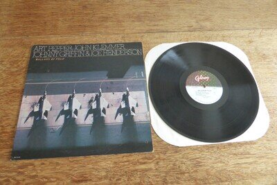 Art Pepper, John Klemmer, Johnny Griffin & Joe Henderson US 1st Galaxy 5133 LP