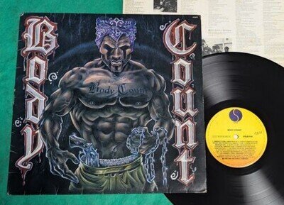 Body Count - 1st BRAZIL ORIGINAL 1992 LP Insert SIRE whitout Cop Killer