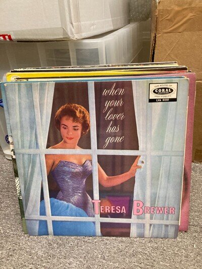 TERESA BREWER WHEN YOUR LOVER HAS GONE, ORIGINAL 1959 UK LP, LVA9100, 1B/1B, VG+