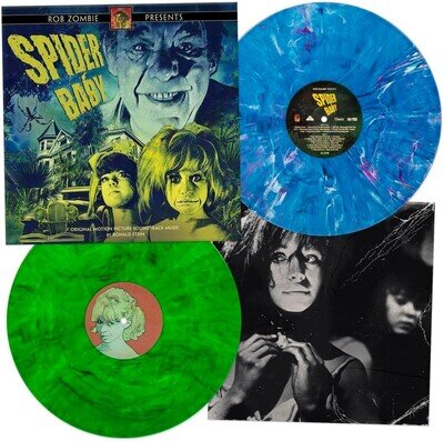 Rob Zombie Presents: Spider Baby LP Waxwork Records - Blue & Green Marble Vinyl