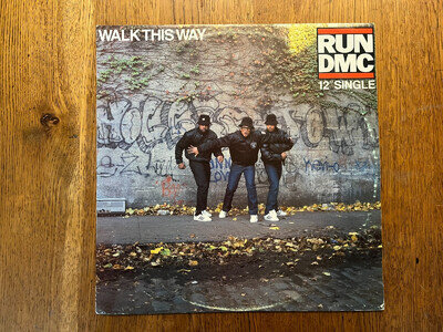 Run DMC - Walk This Way (1986) 12" single VG+