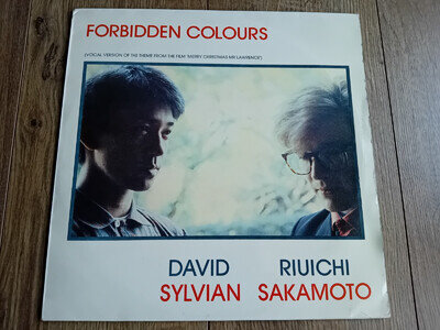 DAVID SYLVIAN & RYUICHI SAKAMOTO - FORBIDDEN COLOURS 12" LP 1983 UK EX