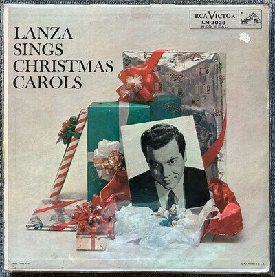 MARIO LANZA SINGS CHRISTMAS CAROLS USA 12" LP - COVER VG - VINYL EX CONDITION