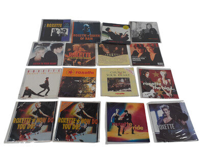 Bundle Of 16 Roxette Vinyl Singles Collectable Music UNTESTED Mixed Preloved