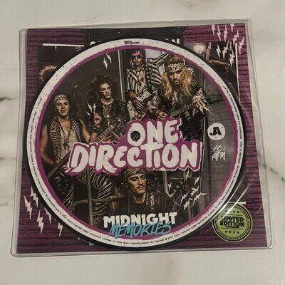 ONE DIRECTION MIDNIGHT MEMORIES 2014 RSD PICTURE DISC 7" RECORD MINT UNPLAYED