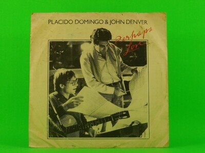 DOMINGO,PLACIDO & JOHN DENVER PERHAPS LOVE (137) 7" CBS