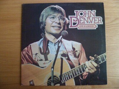 JOHN DENVER: LIVE IN LONDON RCA VICTOR 1976 EX- 33RPM
