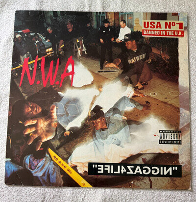 N.W.A - NIGGAZ4LIFE Vinyl LP (1991) - Banned in the UK German pressing