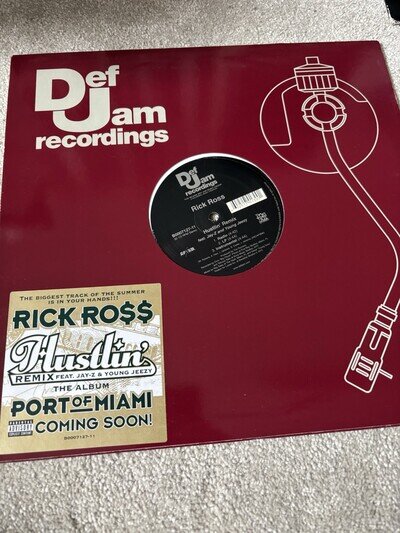 Rick Ross Hustlin 12 Remix Jay-Z Young Jeezy Vinyl Record