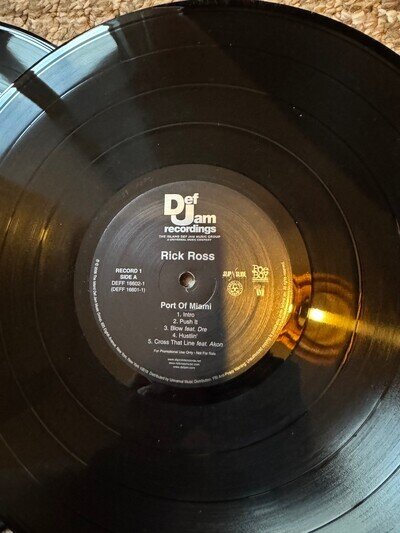 Rick Ross Port of Miami LP, (Vinyl) 2006 Rap Hip Hop Used Exclusive Promo Record