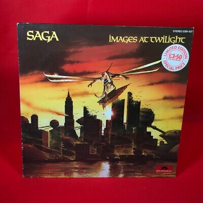 SAGA Images At Twilight 1979 UK vinyl LP You're Not Alone See Them Smile