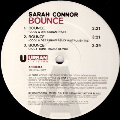 Sarah Connor - Bounce - Used Vinyl Record 12 - 76 - Promo - X12198z