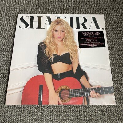 Shakira - Self Titled Album 2014 Vinyl Record SEALED 2xLP Pink/Purple 2024