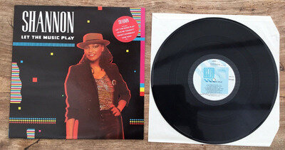 SHANNON VINYL LP COMPILATION LET THE MUSIC PLAY 1984 EMERGENCY RECORDS JABL 1