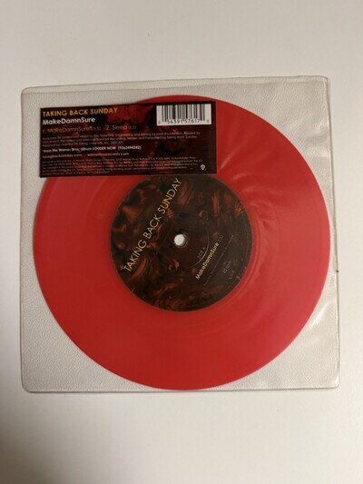 Taking Back Sunday - MakeDamnSure 7” Red Vinyl